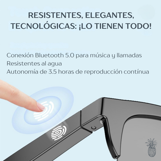 Anteojos de Sol Bluetooth Recargables